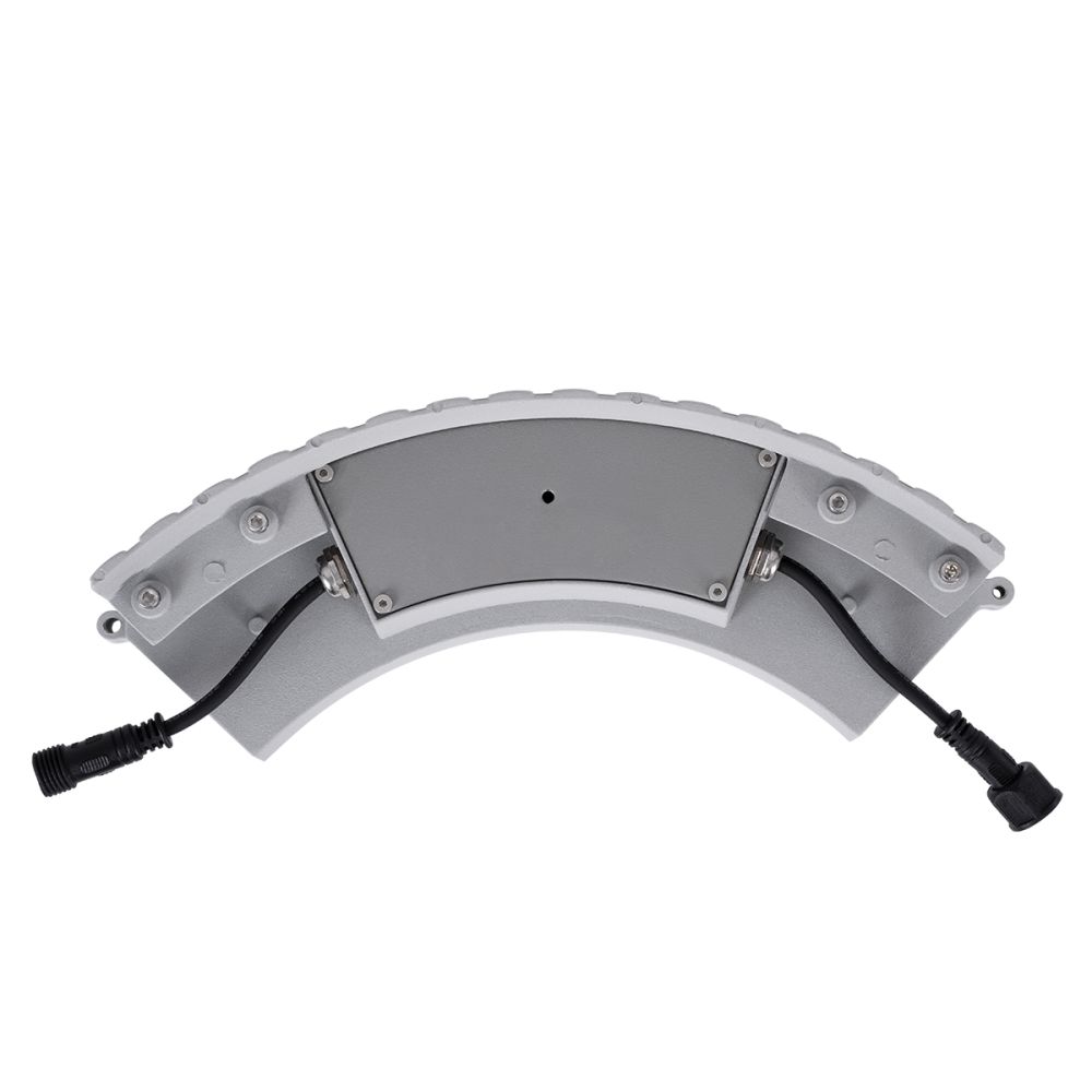 GLOBOSTAR® TREEJINA 90697 Κυρτή Μπάρα Φωτισμού Wall Washer για Φυτά - Δέντρα LED 18W 1530lm 10° DC 24V Αδιάβροχο IP67 Ultra Θερμό Λευκό 2200K Dimmable - Bridgelux SMD Chip - Γκρι - Μ29 x Π11 x Υ10.5cm - 3 Χρόνια Εγγύηση