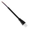 GLOBOSTAR® WWCONNECTOR 90703 2 Pin Σύνδεσμος Τροφοδοσίας για Wall Washers & Προβολείς με Είσοδο 2 x 0.5mm2 & Έξοδο 1 x Αρσενικό Βύσμα Αδιάβροχο IP65 - Μαύρο - Μ11 x Π2 x Υ1.2cm