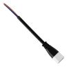 GLOBOSTAR® WWCONNECTOR 90704 2 Pin Σύνδεσμος Τροφοδοσίας για Wall Washers & Προβολείς με Είσοδο 2 x 0.5mm2 & Έξοδο 1 x Θηλυκό Βύσμα Αδιάβροχο IP65 - Μαύρο - Μ11 x Π2 x Υ1.2cm