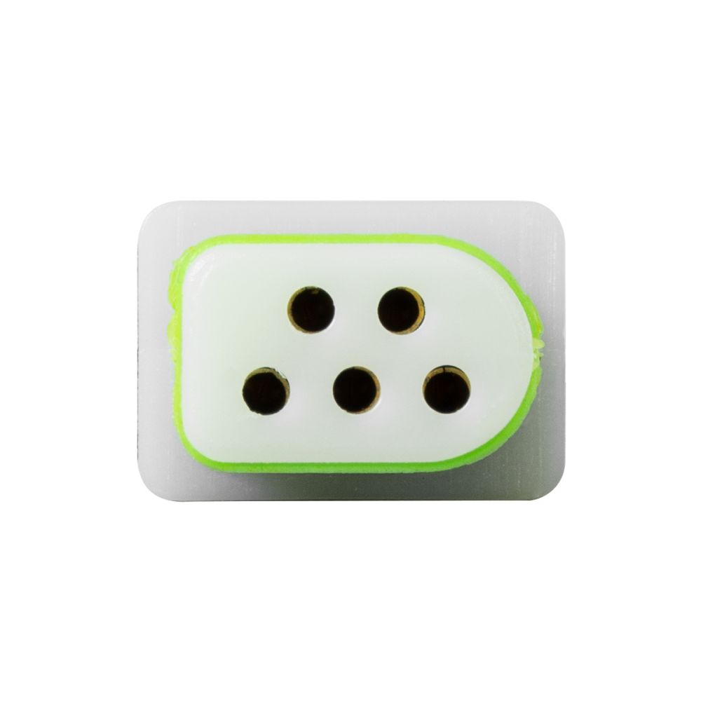 GLOBOSTAR® WWCONNECTOR 90710 5 Pin Σύνδεσμος Τροφοδοσίας για Wall Washers & Προβολείς με Είσοδο 5 x 0.25mm2 & Έξοδο 1 x Αρσενικό Βύσμα Αδιάβροχο IP65 - Μαύρο - Μ16 x Π1.5 x Υ1.2cm