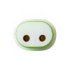 GLOBOSTAR® WWCONNECTOR 90713 2 Pin Σύνδεσμος Τροφοδοσίας για Wall Washers & Προβολείς με Είσοδο 2 x 0.5mm2 & Έξοδο 1 x Αρσενικό Βύσμα Αδιάβροχο IP65 - Μαύρο - Μ15.5 x Π1.5 x Υ1.2cm