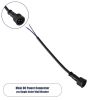 GLOBOSTAR® WWCONNECTOR 90715 2 Pin Σύνδεσμος Τροφοδοσίας για Wall Washers & Προβολείς με Είσοδο 2 x 0.5mm2 & Έξοδο 1 x Αρσενικό Βύσμα Αδιάβροχο IP65 - Μαύρο - Μ21 x Π2 x Υ2cm