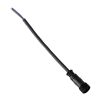 GLOBOSTAR® WWCONNECTOR 90716 2 Pin Σύνδεσμος Τροφοδοσίας για Wall Washers & Προβολείς με Είσοδο 2 x 0.5mm2 & Έξοδο 1 x Θηλυκό Βύσμα Αδιάβροχο IP65 - Μαύρο - Μ21 x Π1.5 x Υ1.5cm