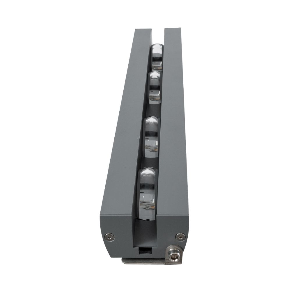 GLOBOSTAR® WINDOWARTE 90722 Φωτιστικό Ανάδειξης Παραθύρων LED 36W 3060lm 8°x180° DC 24V Αδιάβροχο IP67 Ultra Θερμό Λευκό 2200K Dimmable - CREE XPE Chip - Γκρι Ανθρακί - Μ25 x Π7 x Υ4.5cm - 3 Χρόνια Εγγύηση