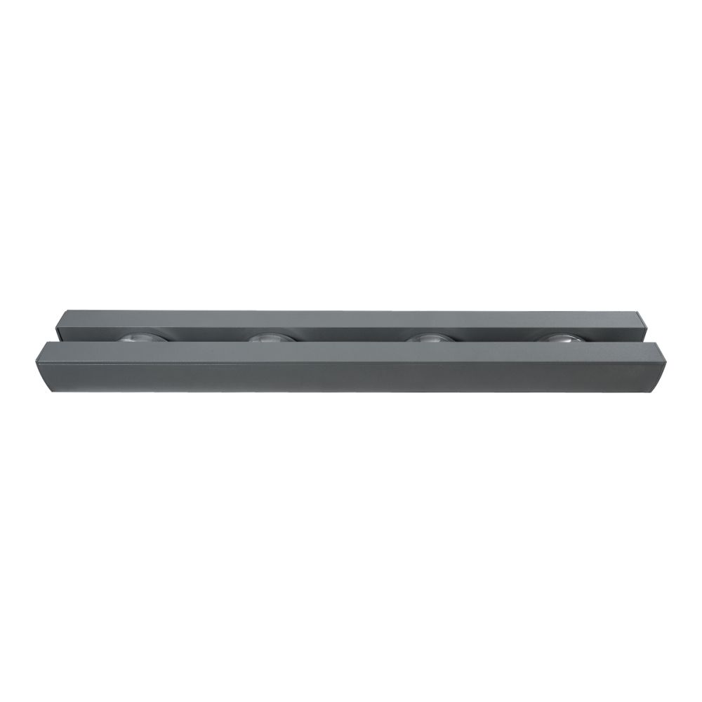 GLOBOSTAR® WINDOWARTE 90722 Φωτιστικό Ανάδειξης Παραθύρων LED 36W 3060lm 8°x180° DC 24V Αδιάβροχο IP67 Ultra Θερμό Λευκό 2200K Dimmable - CREE XPE Chip - Γκρι Ανθρακί - Μ25 x Π7 x Υ4.5cm - 3 Χρόνια Εγγύηση