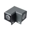 GLOBOSTAR® WALLDONA 90731 Γωνιακό Φωτιστικό LED 10W 1100lm 10° DC 24V Αδιάβροχο IP65 Θερμό Λευκό 2700K Dimmable - CREE XPE Chip - Γκρι Ανθρακί Ματ - Μ8 x Π8 x Υ6cm - 3 Χρόνια Εγγύηση