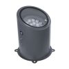 GloboStar® FLOOD-MILO 90739 Κινούμενος Προβολέας - Σποτ Φωτισμού Wall Washer για Φωτισμό Κτιρίων LED 24W 2040lm 10° DC 24V Αδιάβροχο IP67 Φ22 x Υ30cm RGBW DMX512 - Γκρι Ανθρακί - 3 Χρόνια Εγγύηση