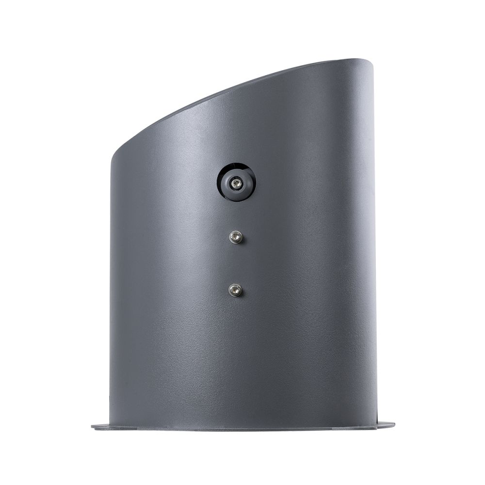 GloboStar® FLOOD-MILO 90739 Κινούμενος Προβολέας - Σποτ Φωτισμού Wall Washer για Φωτισμό Κτιρίων LED 24W 2040lm 10° DC 24V Αδιάβροχο IP67 Φ22 x Υ30cm RGBW DMX512 - Γκρι Ανθρακί - 3 Χρόνια Εγγύηση
