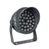 GLOBOSTAR® FLOODIMO 90745 Προβολέας Σποτ Wall Washer με Αντιθαμβωτική Γρίλια LED 54W 4320lm 10° DC 24V Αδιάβροχο IP67 Πολύχρωμο RGBW Dimmable DMX512 - Bridgelux SMD Chip - Γκρι Ανθρακί - Μ26 x Π28 x Υ35cm - 3 Χρόνια Εγγύηση