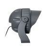 GLOBOSTAR® FLOODIMO 90746 Προβολέας Σποτ Wall Washer με Αντιθαμβωτική Γρίλια LED 100W 9000lm 10° AC 220-240V Αδιάβροχο IP67 Θερμό Λευκό 2700K - Bridgelux SMD Chip - Γκρι Ανθρακί - Μ34 x Π36 x Υ44cm - 3 Χρόνια Εγγύηση