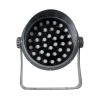 GLOBOSTAR® FLOODIMO 90748 Προβολέας Σποτ Wall Washer με Αντιθαμβωτική Γρίλια LED 100W 8000lm 10° DC 24V Αδιάβροχο IP67 Πολύχρωμο RGBW Dimmable DMX512 - Bridgelux SMD Chip - Γκρι Ανθρακί - Μ34 x Π36 x Υ44cm - 3 Χρόνια Εγγύηση