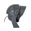 GLOBOSTAR® FLOODIMO 90749 Προβολέας Σποτ Wall Washer με Αντιθαμβωτική Γρίλια LED 150W 13500lm 10° AC 220-240V Αδιάβροχο IP67 Θερμό Λευκό 2700K - Bridgelux SMD Chip - Γκρι Ανθρακί - Μ43 x Π45 x Υ46cm - 3 Χρόνια Εγγύηση