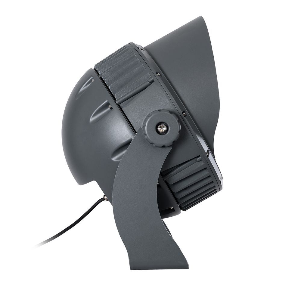 GLOBOSTAR® FLOODIMO 90749 Προβολέας Σποτ Wall Washer με Αντιθαμβωτική Γρίλια LED 150W 13500lm 10° AC 220-240V Αδιάβροχο IP67 Θερμό Λευκό 2700K - Bridgelux SMD Chip - Γκρι Ανθρακί - Μ43 x Π45 x Υ46cm - 3 Χρόνια Εγγύηση