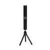 GLOBOSTAR® DIGICOLUMN 90761 Μοντέρνο Επιτραπέζιο Γραμμικό Ψηφιακό Φωτιστικό Digital Pixel Symphony Bar με RF Ασύρματο Χειριστήριο LED 8W 640lm 90° DC 5V με USB 2.0 IP20 Πολύχρωμο RGB Dimmable - Μαύρο - Μ3.4 x Π2.5 x Υ122cm - 2 Χρόνια Εγγύηση