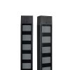 GLOBOSTAR® DIGICOLUMN 90762 Μοντέρνο Επιδαπέδιο Γραμμικό Ψηφιακό Φωτιστικό Digital Pixel Symphony Bar με RF Ασύρματο Χειριστήριο LED 12W 960lm 90° DC 5V με USB 2.0 IP20 Πολύχρωμο RGB Dimmable - Μαύρο - Μ3.4 x Π2.5 x Υ122cm - 2 Χρόνια Εγγύηση