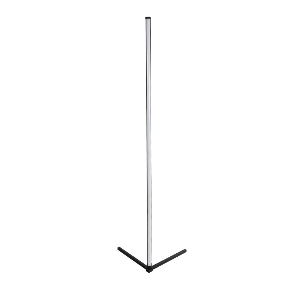 GLOBOSTAR® DIGICOLUMN 90763 Μοντέρνο Επιδαπέδιο Γραμμικό Ψηφιακό Φωτιστικό Digital Pixel Symphony Bar με RF Ασύρματο Χειριστήριο LED 16W 1280lm 180° DC 5V με USB 2.0 IP20 Πολύχρωμο RGB Dimmable - Μαύρο - Φ3 x Υ165cm - 2 Χρόνια Εγγύηση