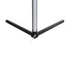 GLOBOSTAR® DIGICOLUMN 90763 Μοντέρνο Επιδαπέδιο Γραμμικό Ψηφιακό Φωτιστικό Digital Pixel Symphony Bar με RF Ασύρματο Χειριστήριο LED 16W 1280lm 180° DC 5V με USB 2.0 IP20 Πολύχρωμο RGB Dimmable - Μαύρο - Φ3 x Υ165cm - 2 Χρόνια Εγγύηση