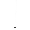 GLOBOSTAR® DIGICOLUMN 90764 Μοντέρνο Επιδαπέδιο Γραμμικό Ψηφιακό Φωτιστικό Digital Pixel Symphony Bar με RF Ασύρματο Χειριστήριο LED 16W 1280lm 180° DC 5V με USB 2.0 IP20 Πολύχρωμο RGB Dimmable - Μαύρο - Φ3 x Υ165cm - 2 Χρόνια Εγγύηση