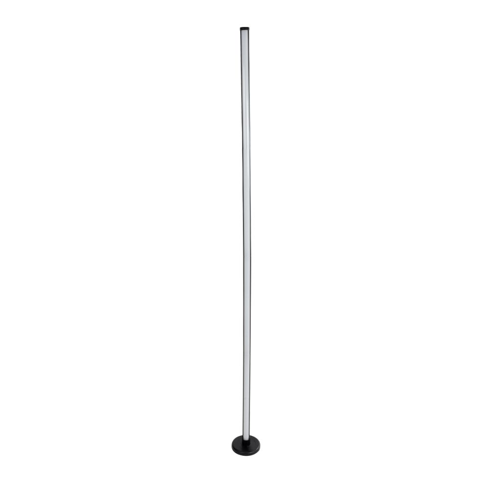 GLOBOSTAR® DIGICOLUMN 90764 Μοντέρνο Επιδαπέδιο Γραμμικό Ψηφιακό Φωτιστικό Digital Pixel Symphony Bar με RF Ασύρματο Χειριστήριο LED 16W 1280lm 180° DC 5V με USB 2.0 IP20 Πολύχρωμο RGB Dimmable - Μαύρο - Φ3 x Υ165cm - 2 Χρόνια Εγγύηση