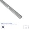 GLOBOSTAR® NEONIO-A 90766-3M Βάση Στήριξης για Neon Flex LED Αδιάβροχο IP65 - Ασημί Ματ - Μ300 x Π1.6 x Υ1.1cm