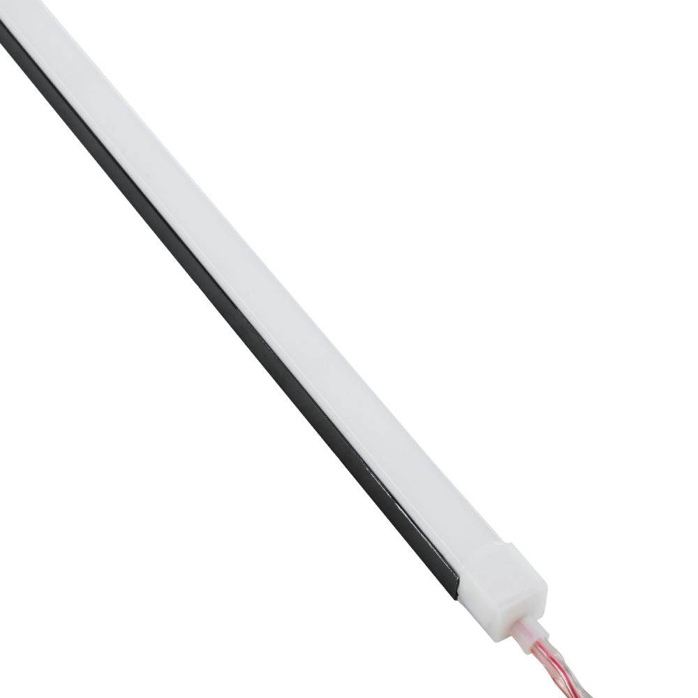 GLOBOSTAR® NEONIO-A 90767-3M Βάση Στήριξης για Neon Flex LED Αδιάβροχο IP65 - Μαύρο Ματ - Μ300 x Π1.6 x Υ1.1cm