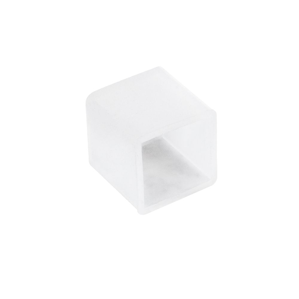 GLOBOSTAR® NEONIO-A 90768 Τάπα Σύνδεσης Τροφοδοσίας για Neon Flex LED Αδιάβροχο IP65 - Διάφανο - Μ2.3 x Π1.6 x Υ1.6cm