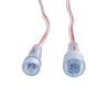 GLOBOSTAR® NEONIO 90769 Σύνδεσμος για Neon Flex LED Αδιάβροχο IP65 - Διάφανο - Μ15 x Π1.5 x Υ1.5cm