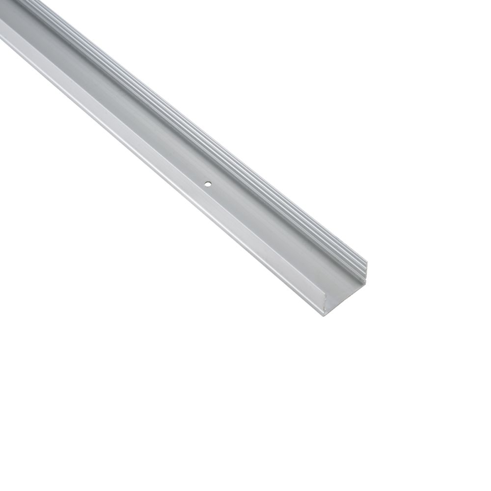 GLOBOSTAR® NEONIO-B 90770-3M Βάση Στήριξης για Neon Flex LED Αδιάβροχο IP65 - Ασημί Ματ - Μ300 x Π2.9 x Υ1.9cm