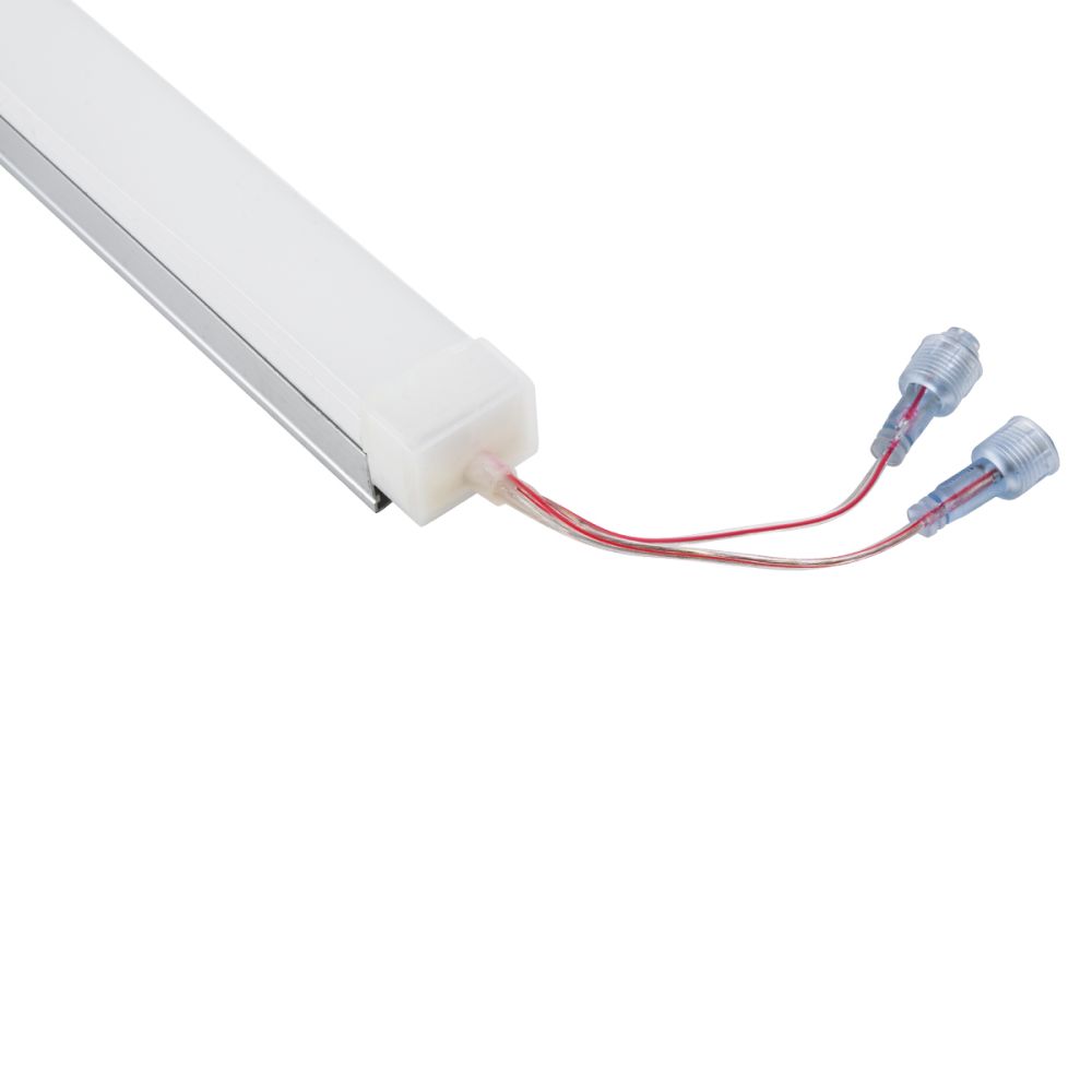 GLOBOSTAR® NEONIO-B 90770-3M Βάση Στήριξης για Neon Flex LED Αδιάβροχο IP65 - Ασημί Ματ - Μ300 x Π2.9 x Υ1.9cm