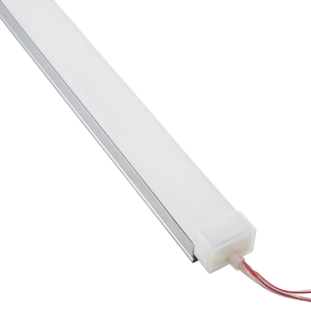 GLOBOSTAR® NEONIO-B 90770-3M Βάση Στήριξης για Neon Flex LED Αδιάβροχο IP65 - Ασημί Ματ - Μ300 x Π2.9 x Υ1.9cm