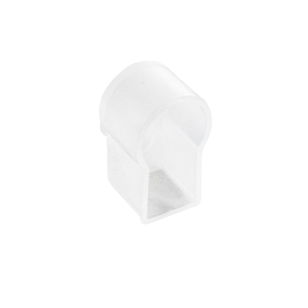 GLOBOSTAR® NEONIO-C 90776 Τάπα Σύνδεσης Τροφοδοσίας για Neon Flex LED Αδιάβροχο IP65 - Διάφανο - Μ2.3 x Π1.5 x Υ2.5cm