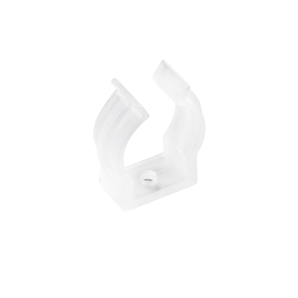 GLOBOSTAR® NEONIO-D 90778 Βάση Στήριξης για Neon Flex LED Αδιάβροχο IP65 - Διάφανο - Μ2.3 x Π2 x Υ2.7cm