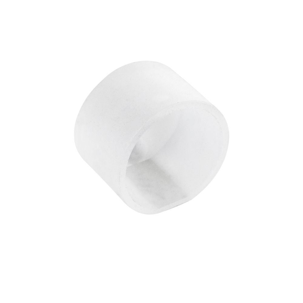 GLOBOSTAR® NEONIO-D 90779 Τάπα Σύνδεσης Τροφοδοσίας για Neon Flex LED Αδιάβροχο IP65 - Διάφανο - Μ2.3 x Π2.2 x Υ2.2cm