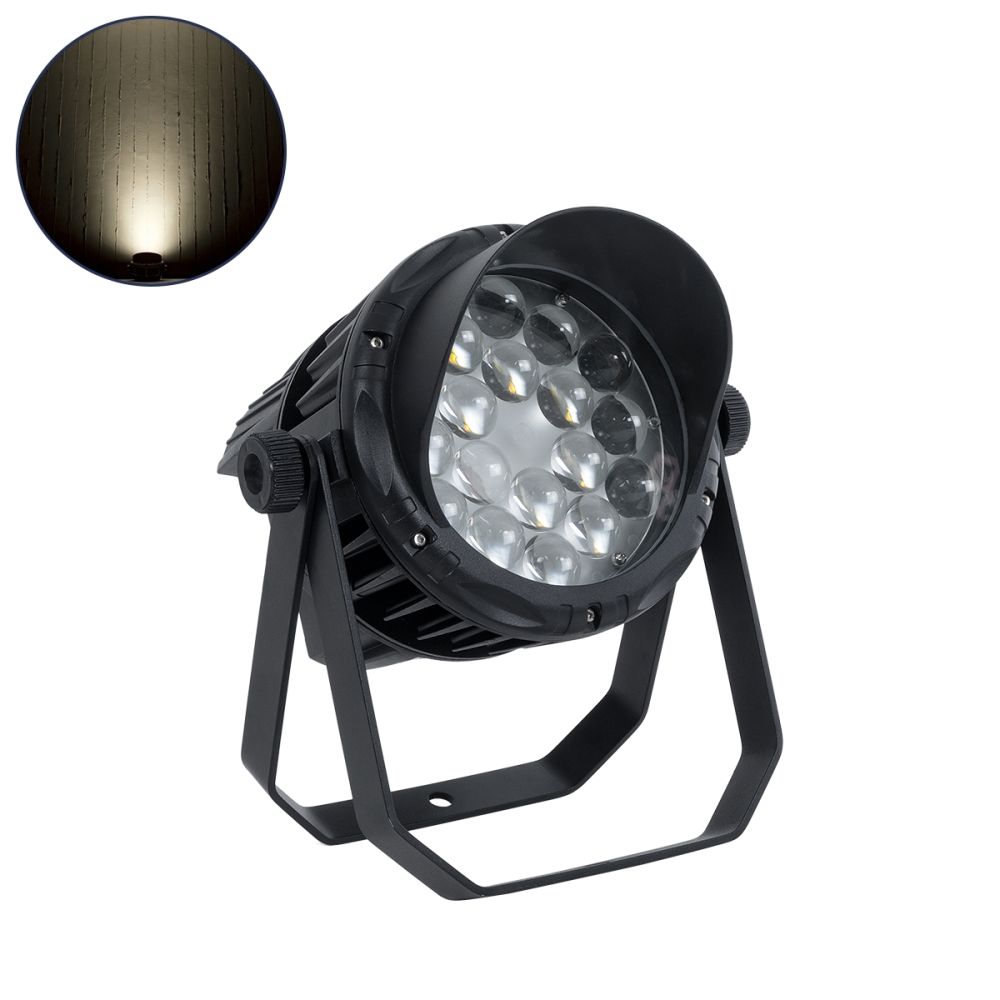 GLOBOSTAR® FLOODKARA 90817 Προβολέας Σποτ Wall Washer με Αντιθαμβωτική Γρίλια LED 54W 6750lm 5° DC 24V Αδιάβροχο IP67 Φυσικό Λευκό 4500K Dimmable - CREE XPE Chip - Γκρι Ανθρακί - Μ28 x Π32 x H27cm - 3 Χρόνια Εγγύηση