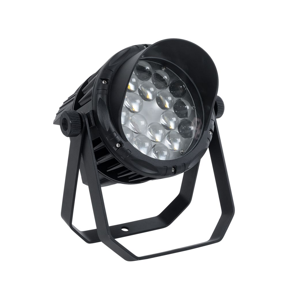 GLOBOSTAR® FLOODKARA 90819 Προβολέας Σποτ Wall Washer με Αντιθαμβωτική Γρίλια LED 54W 6210lm 5° DC 24V Αδιάβροχο IP67 Ultra Θερμό Λευκό 2200K Dimmable - CREE XPE Chip - Γκρι Ανθρακί - Μ28 x Π32 x H27cm - 3 Χρόνια Εγγύηση