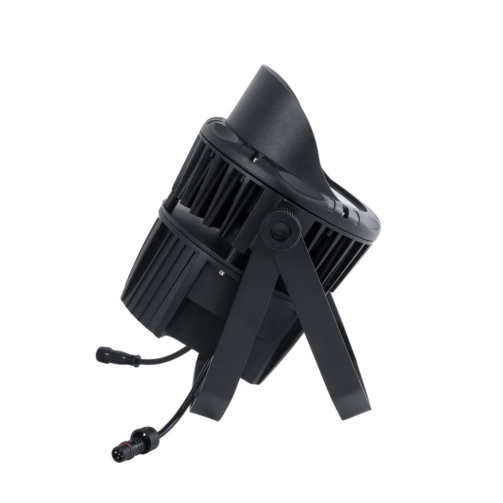 GLOBOSTAR® FLOODKARA 90820 Προβολέας Σποτ Wall Washer με Αντιθαμβωτική Γρίλια LED 54W 5940lm 5° DC 24V Αδιάβροχο IP67 Πολύχρωμο RGBW Dimmable DMX512 - CREE XPE Chip - Γκρι Ανθρακί - Μ28 x Π32 x H27cm - 3 Χρόνια Εγγύηση