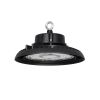 GLOBOSTAR® INDUSTRY 61501 Βιομηχανικό Φωτιστικό Καμπάνα High Bay UFO LED 150W 22500lm 90° AC 220-240V Αδιάβροχο IP65 Φυσικό Λευκό 5000K - Sanan Opto SMD Chip & TÜV SÜD Driver - Μαύρο Ματ - Μ26.5 x Π26.5 x Υ15cm - 5 Χρόνια Εγγύηση
