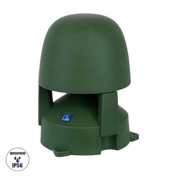 GLOBOSTAR® FDB LS208 98014 Επιδαπέδιο Παθητικό Ηχείο Εγκαταστάσεων με Μετασχηματιστή 100V & 8Ω - 150W RMS (300W Peak) - 1 x 8" Inches LF & 1 x 1" Inches HF - Αδιάβροχο IP56 - Πράσινο - Μ38 x Π38 x Υ49cm - 2 Χρόνια Εγγύηση