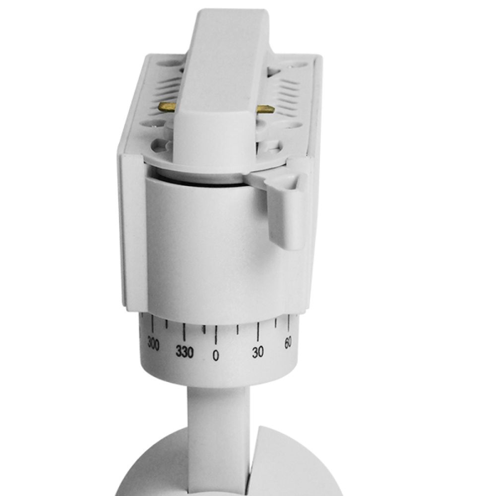 Globostar S-40016 Μονοφασικό Bridgelux COB LED Λευκό Φωτιστικό Σποτ Ράγας 20W 230V 2600lm 30° Ψυχρό Λευκό 6000k