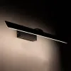GLOBOSTAR® MIRROR 60517 Μοντέρνο Φωτιστικό Τοίχου - Απλίκα Καθρέπτη Μπάνιου LED 14W 1680lm 120° AC 220-240V IP54 Φυσικό Λευκό 4500K - Lumileds SMD Chip & TÜV SÜD Driver - Μαύρο Ματ - Μ58 x Π15 x Υ6cm - 2 Χρόνια Εγγύηση