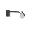 GLOBOSTAR® MIRROR 60517 Μοντέρνο Φωτιστικό Τοίχου - Απλίκα Καθρέπτη Μπάνιου LED 14W 1680lm 120° AC 220-240V IP54 Φυσικό Λευκό 4500K - Lumileds SMD Chip & TÜV SÜD Driver - Μαύρο Ματ - Μ58 x Π15 x Υ6cm - 2 Χρόνια Εγγύηση