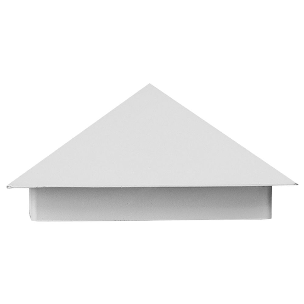 GLOBOSTAR® STEALTH 96503 Μοντέρνο Φωτιστικό Τοίχου - Απλίκα LED 10W 1200lm 60° AC 220-240V Αδιάβροχο IP65 Ψυχρό Λευκό 6000K - Bridgelux COB Chip & TÜV SÜD Driver - Λευκό Ματ - Μ17 x Π7.5 x Υ17cm - 5 Χρόνια Εγγύηση