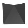 GLOBOSTAR® STEALTH 96509 Μοντέρνο Φωτιστικό Τοίχου - Απλίκα LED 10W 1200lm 60° AC 220-240V Αδιάβροχο IP65 Ψυχρό Λευκό 6000K - Bridgelux COB Chip & TÜV SÜD Driver - Γκρι Ανθρακί Ματ - Μ17 x Π7.5 x Υ17cm - 5 Χρόνια Εγγύηση