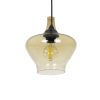 GLOBOSTAR® OVOCE 206-0033 Μοντέρνο Κρεμαστό Φωτιστικό Οροφής με Ντουί 1 x E27 AC 220-240V IP20 - Mελί - Μ20 x Π20 x Υ22cm