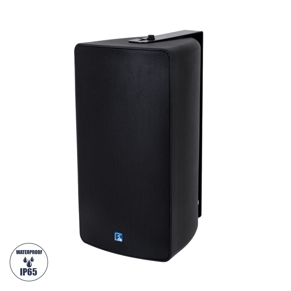 GloboStar® FDB ES108BT 98004 Facilities Speaker - Παθητικό Ηχείο Εγκαταστάσεων Επιτοίχιο με Μετασχηματιστή 100V & 16Ω - 150W RMS (600W Peak) - 1 x 8" Inches LF & 1 x 1" Inches HF - Αδιάβροχο IP65 - Μαύρο - Μ24 x Π28.5 x Υ45cm
