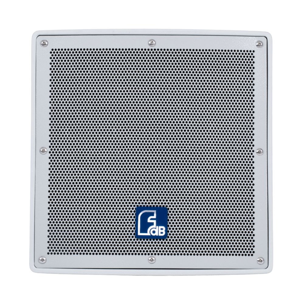 GloboStar® FDB LT208PT 98008 Facilities Speaker - Παθητικό Ηχείο Εγκαταστάσεων Επιτοίχιο με Μετασχηματιστή 100V & 8Ω - 150W RMS (600W Peak) - 1 x 8" Inches LF & 1 x 1" Inches HF - Αδιάβροχο IP56 - Λευκό - Μ30 x Π28 x Υ32cm