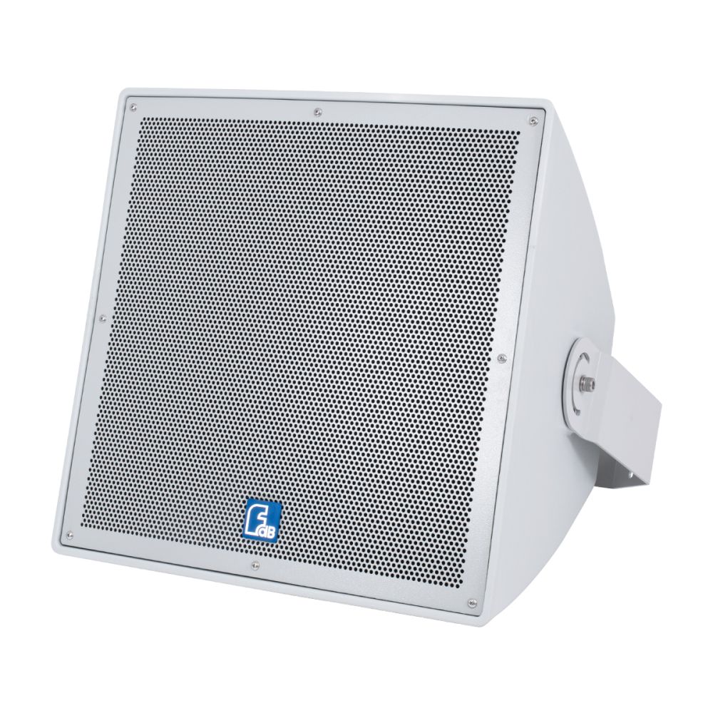 GloboStar® FDB LT215T 98010 Facilities Speaker - Παθητικό Ηχείο Εγκαταστάσεων Επιτοίχιο με Μετασχηματιστή 100V & 8Ω - 400W RMS (1600W Peak) - 1 x 15" Inches LF & 1 x 1.4" Inches HF - Αδιάβροχο IP56 - Λευκό - Μ49.9 x Π52 x Υ50cm