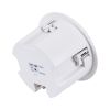 GLOBOSTAR® FDB C600T 98012 Χωνευτό Παθητικό Ηχείο Εγκαταστάσεων με Μετασχηματιστή 100V & 8Ω - 40W RMS (80W Peak) - 1 x 6" Inches LF & 1 x 1" Inches HF - IP20 - Λευκό - Μ23.9 x Π23.9 x Υ15.3cm / Q20.5 x 13.9cm - 2 Χρόνια Εγγύηση