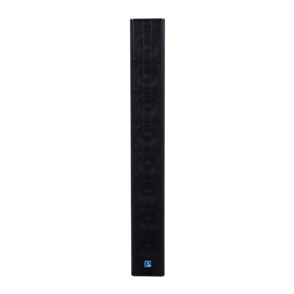 GloboStar® FDB K803 98024 PA Speaker - Παθητικό Ηχείο Column Κολωνάτο Επιτοίχιο & Επιδαπέδιο 8Ω - 200W RMS (800W Peak) - 8 x 3" Inches Mid & HF - IP20 - Μαύρο - Μ10 x Π11 x Υ75cm - Ζεύγος