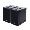 GloboStar® FDB K803+K112BAS 98024-98025-SET PA Column System - Ενεργό Αυτοενισχυόμενο Σετ Ηχείων & Subwoofer Column Κολωνάτο με Ψηφιακό Ενισχυτή FA2.36 AC 220V/50-60Hz - 600W RMS/8Ω + 400W RMS/8Ω (4000W Peak) - IP20 - Μαύρο - Σετ 4 Τεμαχίων
